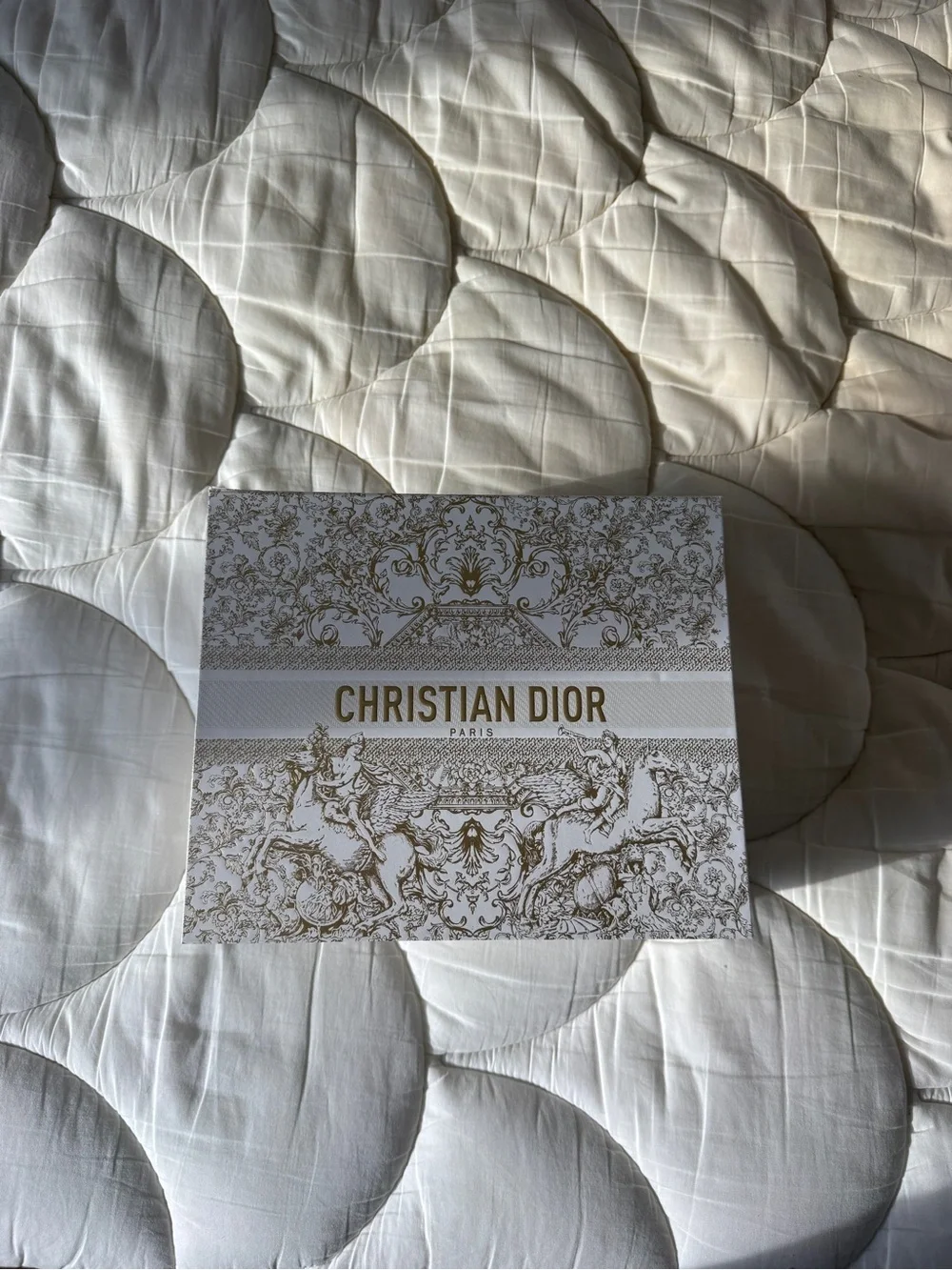 Dior Gift Box - Ivory and Gold